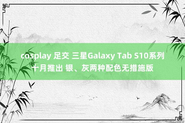 cosplay 足交 三星Galaxy Tab S10系列十月推出 银、灰两种配色无措施版