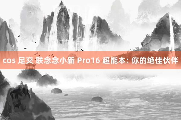 cos 足交 联念念小新 Pro16 超能本: 你的绝佳伙伴